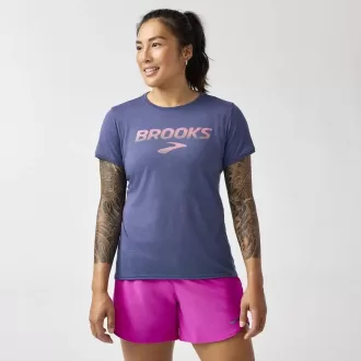 Camiseta de manga corta Brooks Distance 3.0