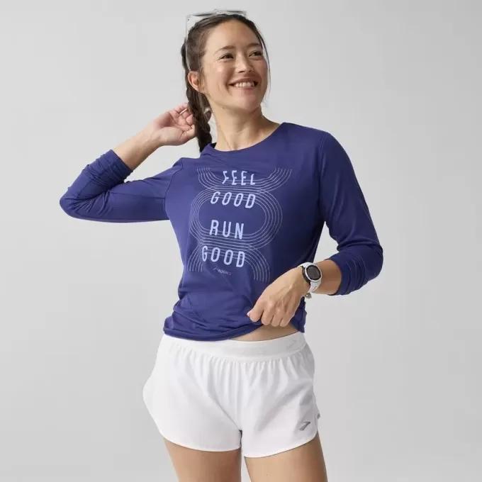 Camiseta de manga larga Brooks Distance 3.0