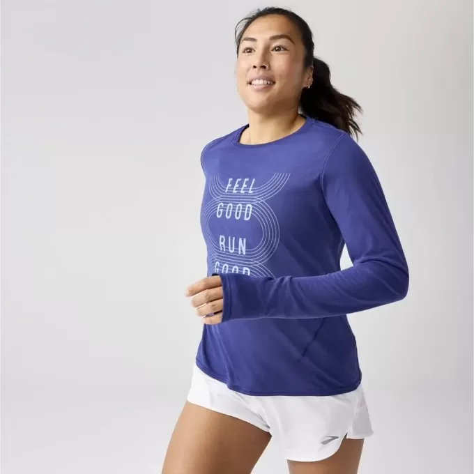 Camiseta de manga larga Brooks Distance 3.0