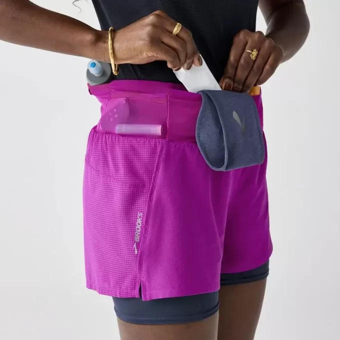 Pantalón corto 2 en 1 Brooks High Point 3″ 2.0
