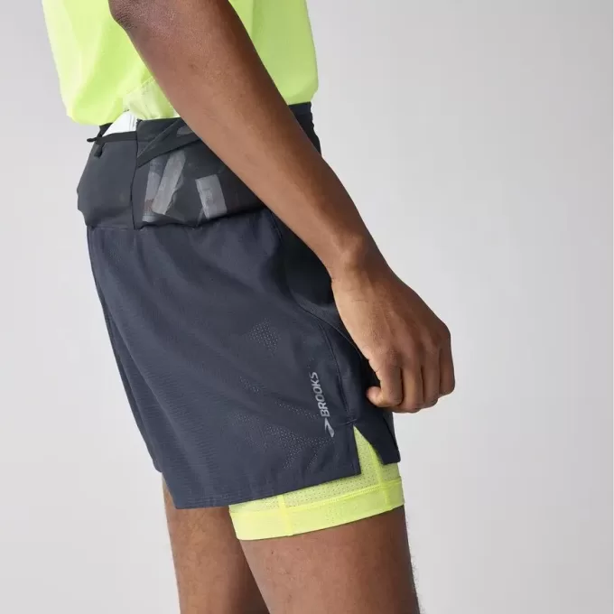 Pantalón corto 2 en 1 Brooks High Point 5″ 2.0