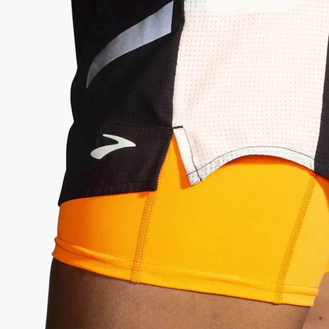 Pantalón corto 2 en 1 Run Visible 4″ 2.0 de Brooks